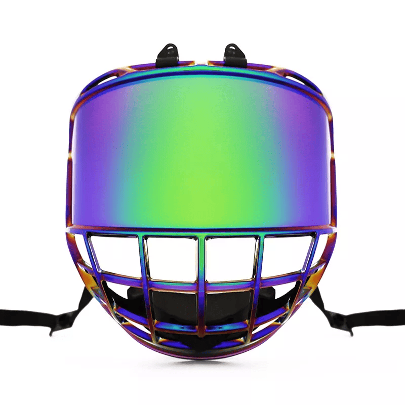 Frith-Cheo Chrome Visor Bubble Cage Haca Oighir Sinsearach